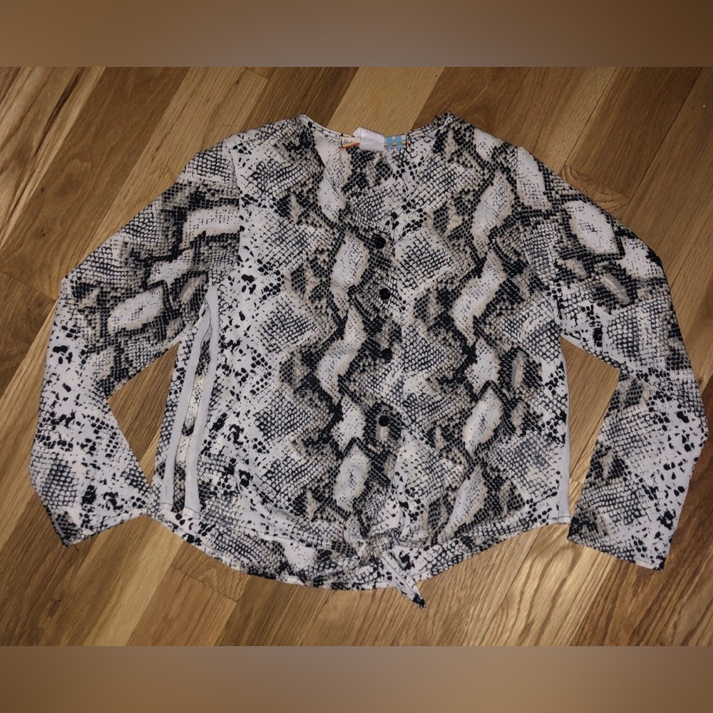 Vintage Havana Girls Size L Snake Top